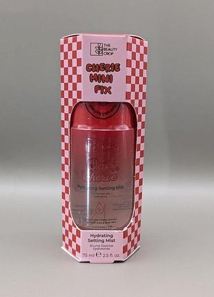 🍒увлажняющий мист для макияжа the beauty crop cherie mini fix hydrating setting mist 75 m