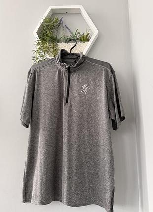 Футболка з блискавкою gymking