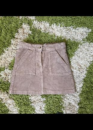 Вельветова спідниця h&m 8-9 років