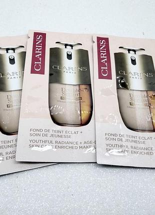 Clarins double serum foundation тональна основа