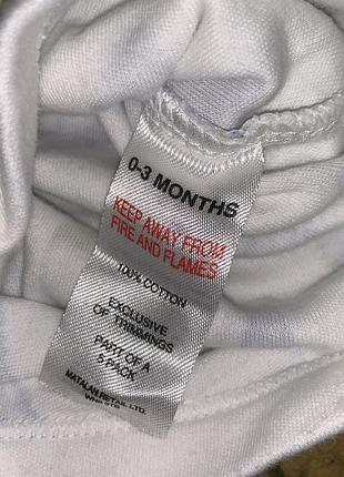 Боди matalan 0-3 мес 3