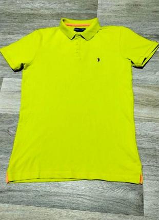 Чоловіча легка футболка поло easy est 1973, розмір м slim fit, стрейч