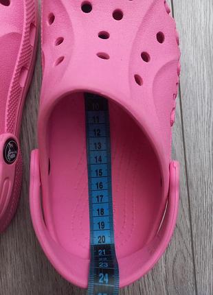 Кроксы сабо crocs для девочки 10