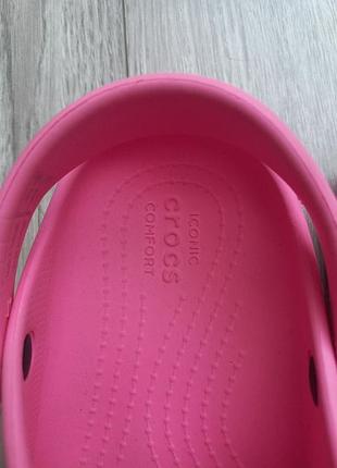 Кроксы сабо crocs для девочки 8