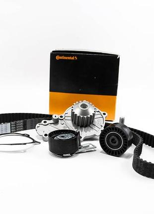 Ремень грм, комплект с водяным насосом continental (ct1162wp5)