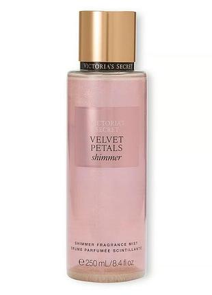 Парфюмированный спрей для тела velvet petals с шиммером victoria ́s secret 🎀