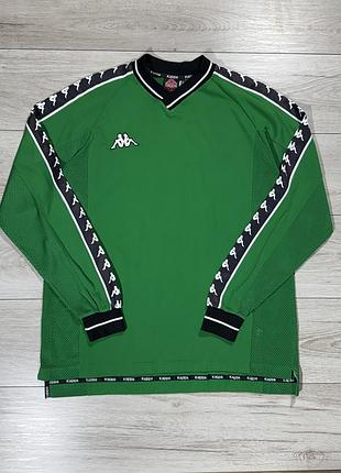 Вінтажний футбольний кофта лонгслів капа гара kappa gara 90's, xl, оригінал
