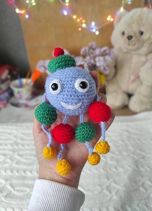 Вязаная игрушка капитошка ручной работы 🌧️