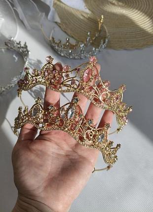 Диадема, корона, диадема для девочки, корона для девочки, украшения для волос, аксессуары на голову, обруч