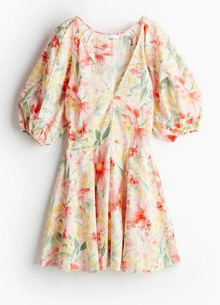 Сукня  h&m у квітковий принт,