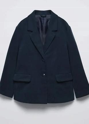 Синій піджак для хлопчика zara 130 см (8-9 років)