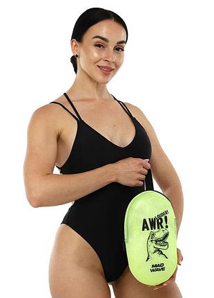 Сумка для мокрых вещей mad wave wet bag dino 3 л. сумка для плавания, бассейна. прозрачная косметичка для душа