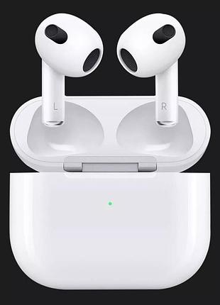 Навушники apple airpods 3 with magsafe charging case white apple h1 довговічний