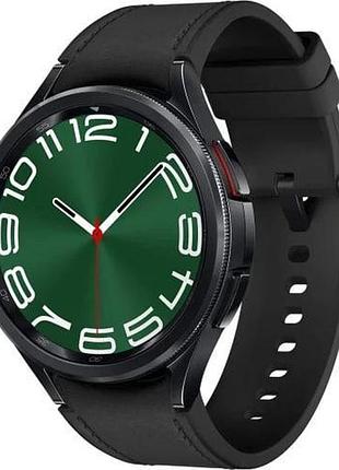 Смарт-годинник samsung galaxy watch 6 classic 47 мм lte black 1.5" 2/16gb nfc gps ip68 425 mah smart
