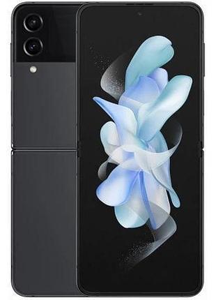 Смартфон samsung galaxy flip4 8/128gb graphite 2 sim 6.7" snapdragon 4k nfc 3700 mah gg