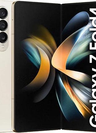 Смартфон samsung galaxy fold 4 12/1tb beige (sm-f936b) 2 sim+esim 5g nfc snapdragon 8+ 4k 4400 mah