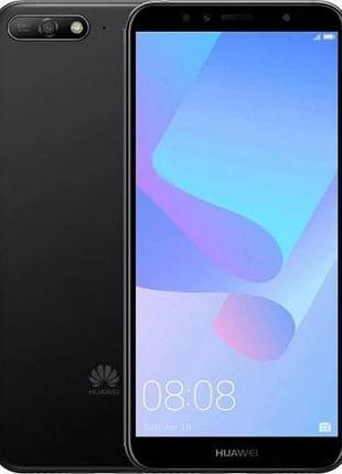 Смартфон huawei y6 2018 black 2/16gb, 2 sim lte 5.7" ips snapdragon 425 13 мп 3000 маг smart