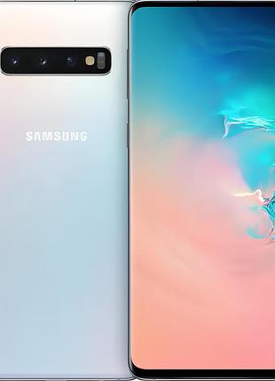 Смартфон samsung galaxy s10 (sm-g973f) 8/128gb white 6.1" 3040x1440 dynamic amoled 2sim lte nfc 3400 mah smart