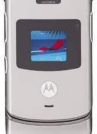 Раскладушка motorola razr v3i silver premium