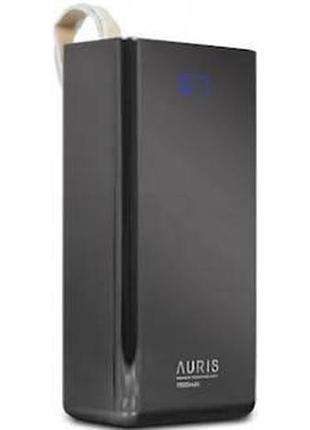 Зовнішній портативний акумулятор повербанк powerbank auris 55000mah black smart