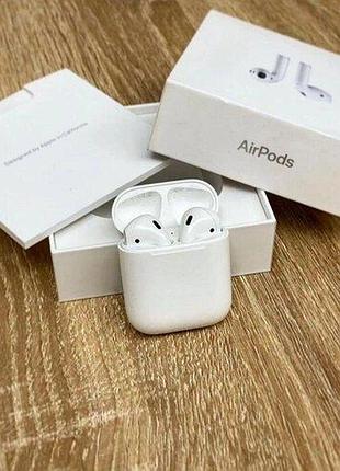 Бездротові навушники airpods 2 with charching case 2nd люкс 1 в 1