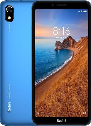 Смартфон xiaomi redmi 7a 2/16gb blue, 2 sim, 5.45" ips, 13 мп, snapdragon 439, 4000 mah