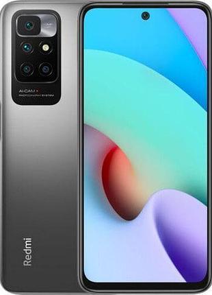 Смартфон xiaomi redmi 10 4/128gb carbon gray 2 sim 6.5" helio g88 nfc 90 гц 5000 мач gg