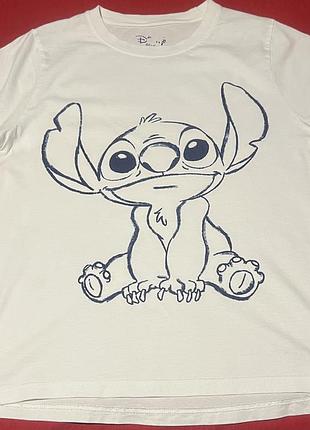 Гарна бавовняна футболка стіч disney в ідеалі s/m