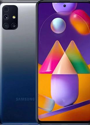 Смартфон samsung galaxy m31s (m317f) 6/128gb mirage blue 6.5" 2400x1080 2sim lte nfc bluetooth 5.0 6000 mah exynos 9611