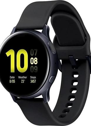 Смарт-годинник samsung galaxy watch active 2 black (sm-r820), 1.20", 360x360, 4 гб, tizen, bluetooth 5.0