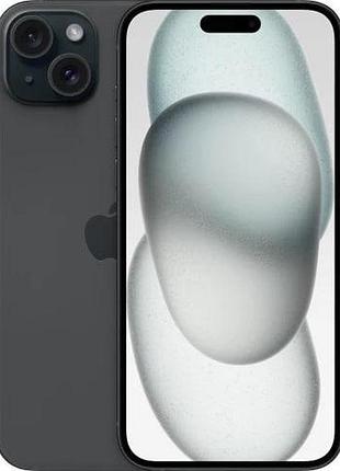 Смартфон apple iphone 15 128gb black refurbished 6.1" oled a16 bionic 4k face id nfc 3349 mah premium