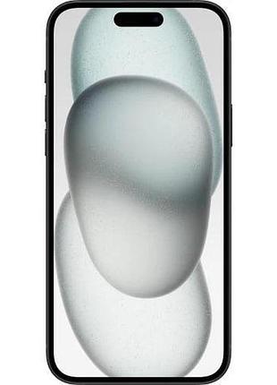 Смартфон apple iphone 15 128gb black refurbished 6.1" oled a16 bionic 4k face id nfc 3349 mah потужний 2