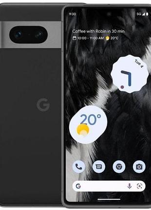 Смартфон google pixel 7 8/128gb obsidian esim 5g nfc oled 6.3" gorilla victus tensor g2 4k 4355 mah надійний