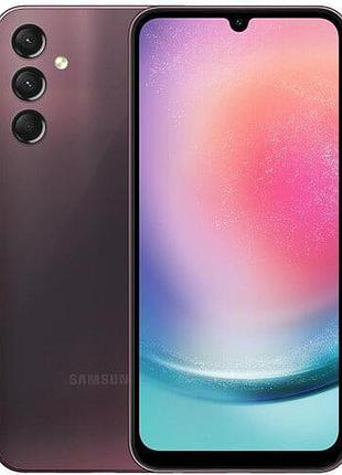 Смартфон samsung galaxy a24 6/128gb red 2 sim 6.5" 90 гц helio g99 nfc 5000 mah premium