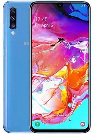 Смартфон samsung galaxy a70 (a705f) 128gb blue 2 sim 6.7" nfc gps 4500 мач потужний