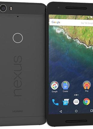 Смартфон huawei nexus 6p 3/32gb black 1sim 5.7" amoled 12мп 3450 мач nfc
