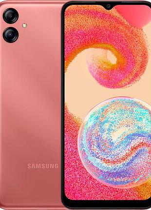 Смартфон samsung galaxy a04e (a042f) 3/32gb copper 6.5" 2sim 13мп + 2мп 5000 mah якісний
