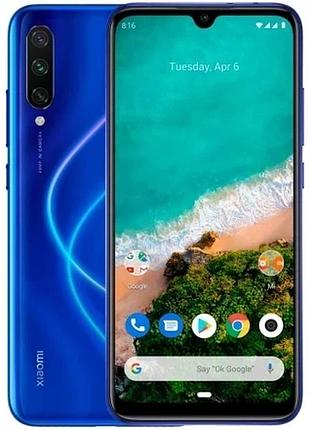 Xiaomi mi a3 4/64gb blue 2 sim 6.08" amoled snapdragon 665 4030 маг fingerprint потужний