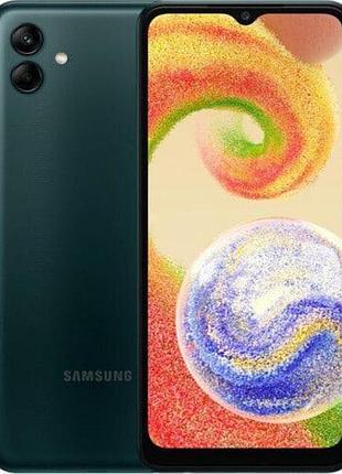 Смартфон samsung galaxy a04e (a042f) 3/32gb green 6.5" 2sim 13мп + 2мп 5000 mah якісний