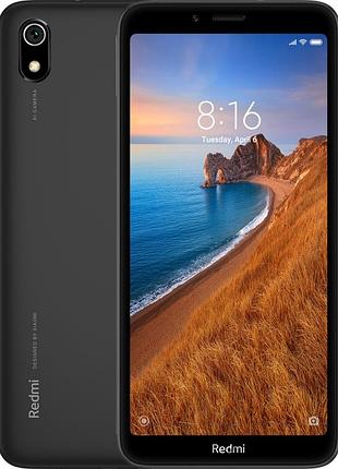 Смартфон xiaomi redmi 7a 2/32gb black, 2 sim, 5.45" ips, 13 мп, snapdragon 439, 4000 mah якісний