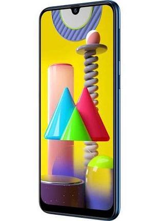 Смартфон samsung galaxy m31 6/128gb blue (sm-m315f) 2 sim 6.4" 64 мп 4к nfc 6000 мач premium 5