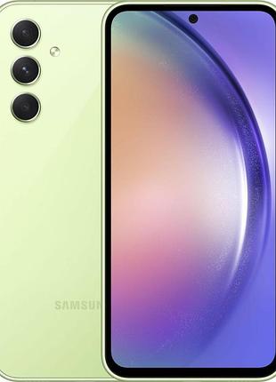 Смартфон samsung galaxy a54 6/128gb lime 2 sim 5g 6.4 120 гц nfc 5000 мач потужний