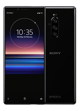 Смартфон sony xperia 1 black 6/64gb oled 6.5" 3330 мач 12+12+12/8 мп