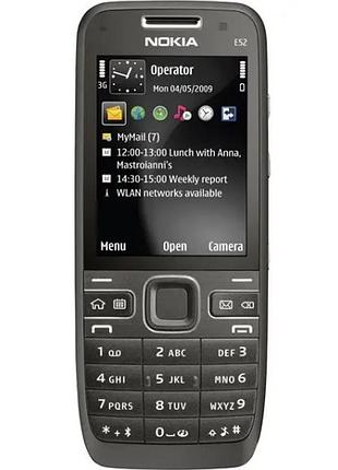 Мобильный телефон nokia e52 black 2.4" 3.2 мп 1500 мач 3g gps, нокиа e52 потужний