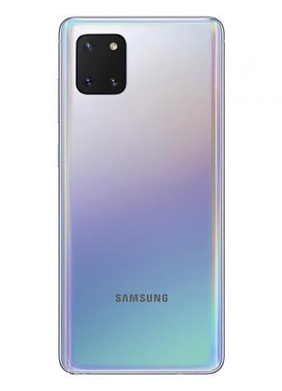 Смартфон samsung galaxy note 10 lite (n770f) 6/128 gb silver 6.7" 2sim 4500 mah smart 3