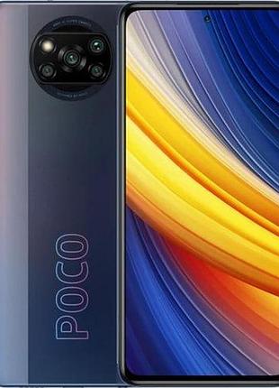Смартфон poco x3 pro 6/128 phantom black 2 sim 6.67" snapdragon 860 nfc 5160 мач
