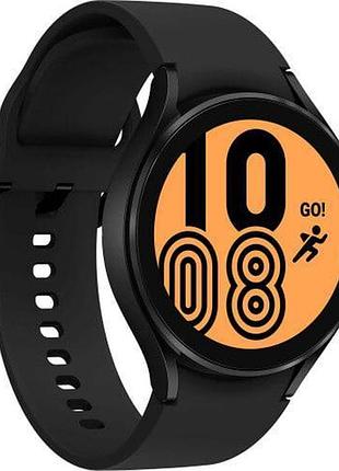 Смарт-годинник samsung galaxy watch 4 44mm black (sm-r870), super amoled, bluetooth 5.0, nfc, gps надійний