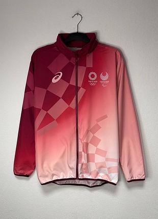 Asics tokyo 2020 olympic official track jacket windbreaker xl original чоловіча куртка вітровка з олімпійських ігор 2020 токіо оригінал