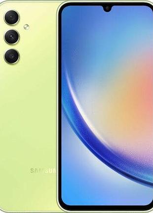 Смартфон samsung galaxy a34 5g 6/128gb light green (sm-a346e) 2 sim 6.6" 120 гц nfc 5000 mah premium