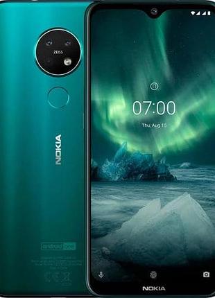 Смартфон nokia 7.2 ds 4/64gb green 2 sim 6.3" ips snapdragon 660 nfc 3500 мач